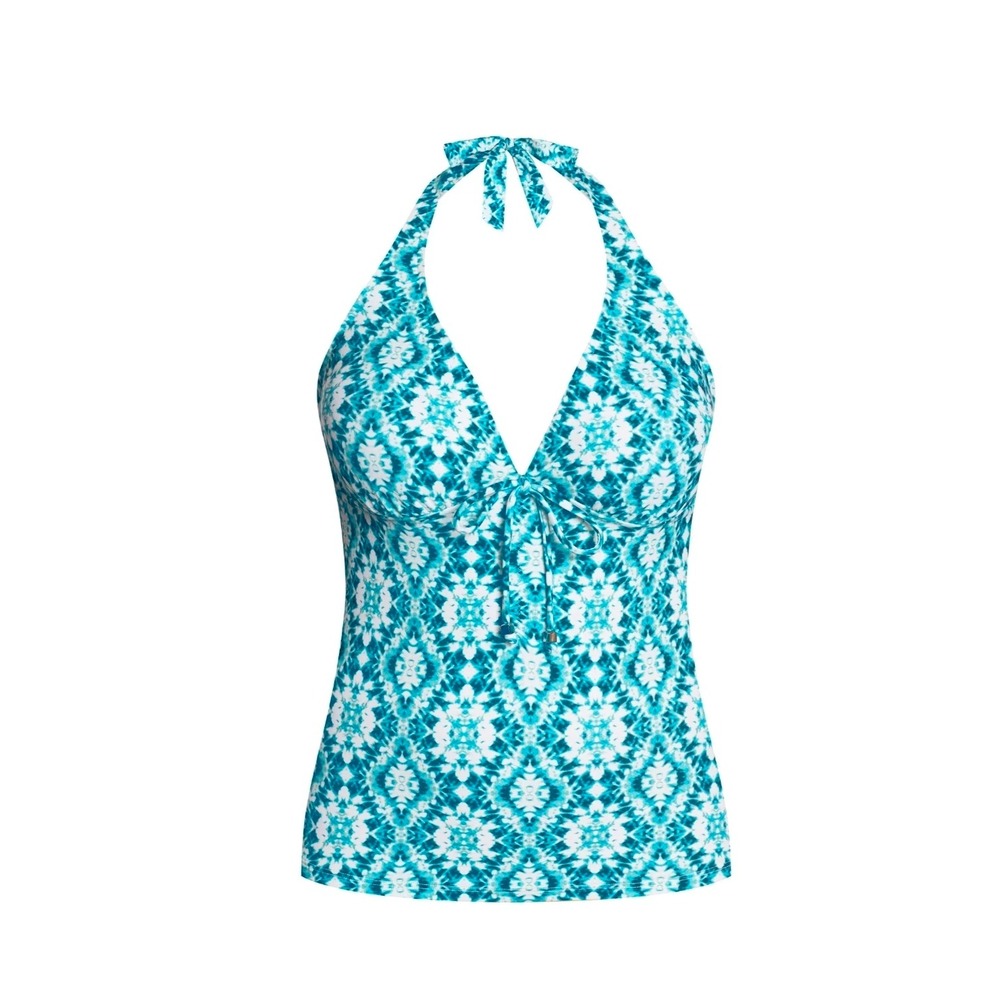 Sicily Halter Tankini Top - Shibori Tiles by Venus size 10 new with tags - Picture 3 of 11